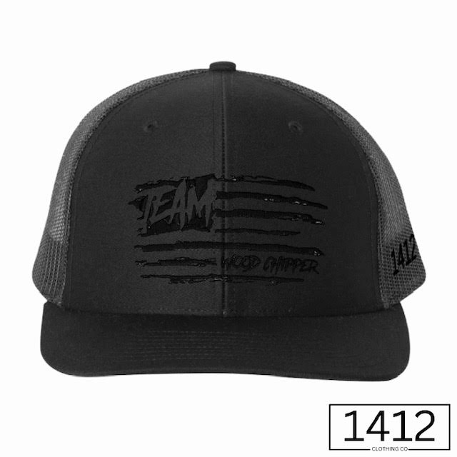 "TEAM WOOD CHIPPER BLACK FLAG"