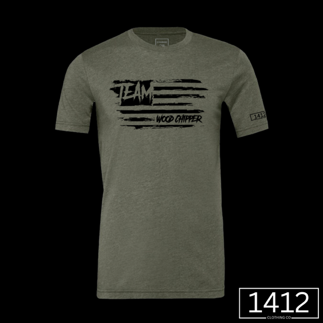 "TEAM WOOD CHIPPER BLACK FLAG"
