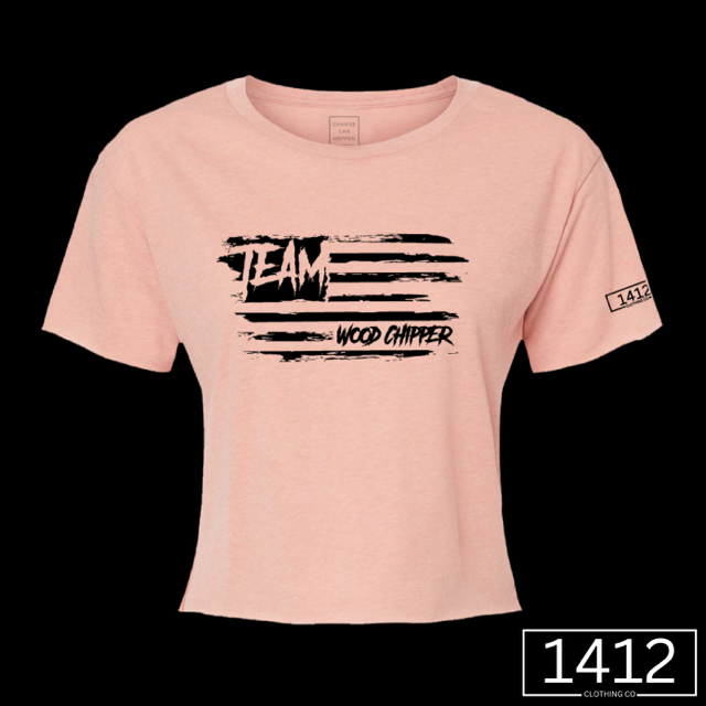 "TEAM WOOD CHIPPER BLACK FLAG"